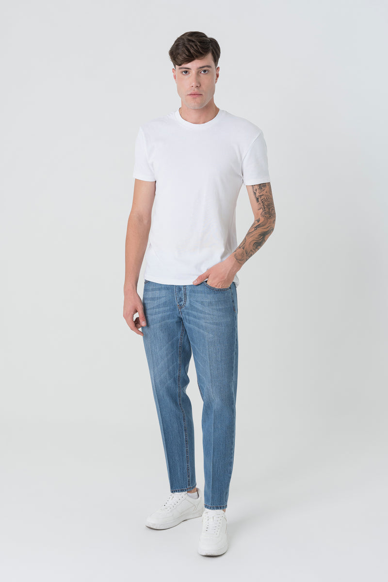 Check Print Slim Capri