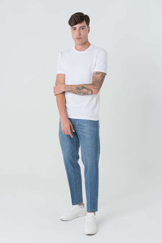 Denim Slim Fit Capri