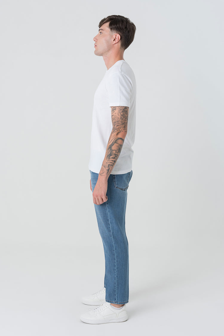 Denim Slim Fit Capri