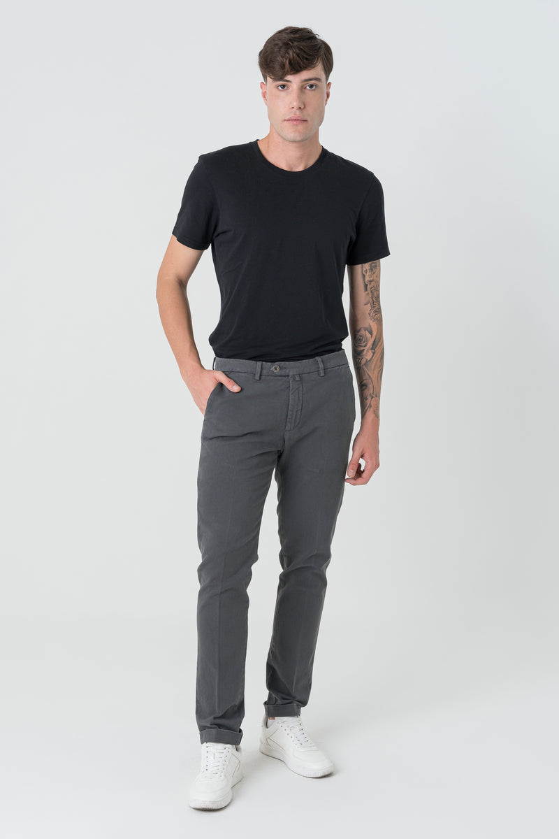 Pantaloni Lunghi Da Casa In Cotone Jersey Color