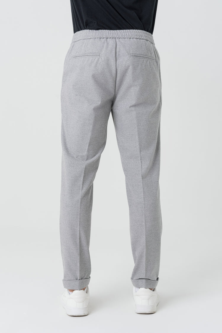 Pantatuta Slim Fit in Flanella Grigio